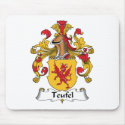Teufel Family Crest mousepads
