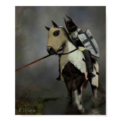 Teutonic Knight Print by EMS_Arts