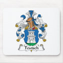 Teutsch Family Crest mousepads