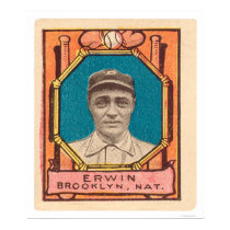 Tex Erwin Dodgers Baseball 1911 posters by lc_baseball Tex Erwin Dodgers Baseball 1911 posters