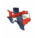 Texan Lone Star State retro flag map of Texas t-shirts