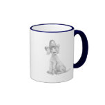 Texan Weimaraner Coffee Mug