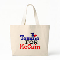Texans for Mccain Tote Bag bags
