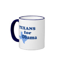 Texans for Obama mugs