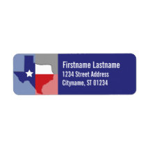 Texas Address Labels