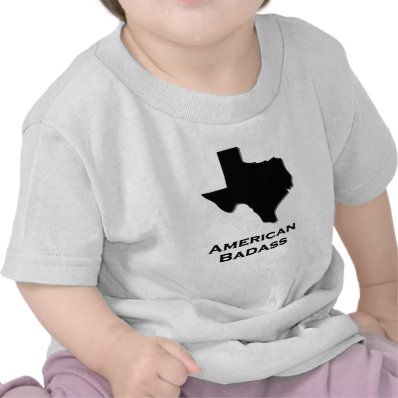 Texas American Badass black Tshirt