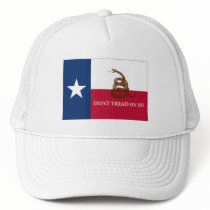 Texas and Gadsden Flag hats