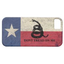 Texas and Gadsden Flag iPhone 5 Case