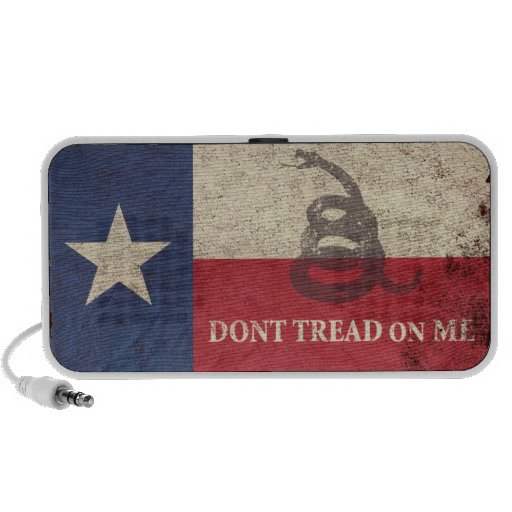 Texas and Gadsden Flag Mp3 Speakers