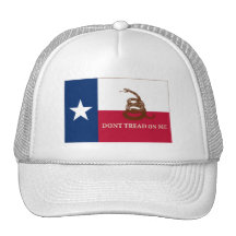 Texas and Gadsden Flag Trucker Hat