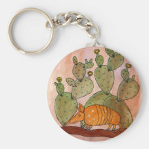 Texas Armadillo Keychains
