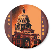 TEXAS, AUSTIN magnets by najo1966 TEXAS, AUSTIN magnets