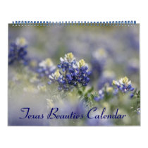Texas Beauties: Create Your Own Bluebonnet Wall Calendar