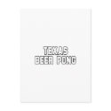 Texas Beer Pong postcards by bartstshirts Texas Beer Pong postcards