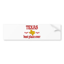 Texas Best Bumper Sticker