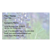 Texas Bluebonnet business cards