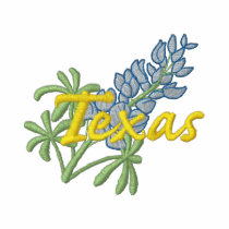 Texas Bluebonnet embroidered shirts by ZazzleEmbroidery Texas Bluebonnet embroidered shirts