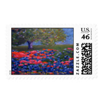Texas Bluebonnets Postage postage