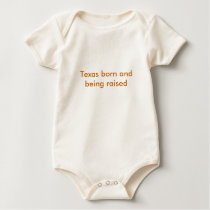 Texas born and being raised t-shirts