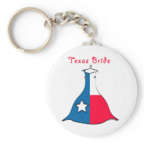 Texas Bride Keychain