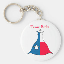 Texas Bride Keychain