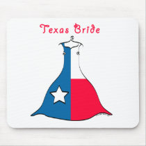Texas Bride Mouse Pads