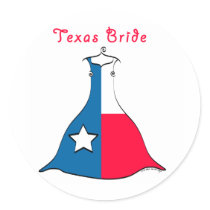 Texas Bride stickers