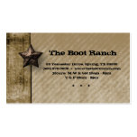 Texas Business Card Beige Denim Jean Star