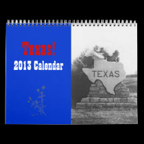 Texas Calendar 2013 calendars