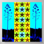 Texas Century Plants Poster