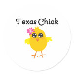 Texas Chick stickers