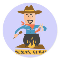Texas Chili stickers by omglolbbq Texas Chili stickers