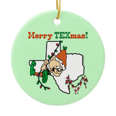 Texas Christmas Ornament