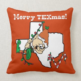 Texas Christmas Pillows