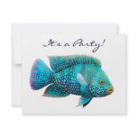 Texas Cichlid Fish Invitation