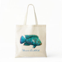 Texas Cichlid Fish Tote Bag