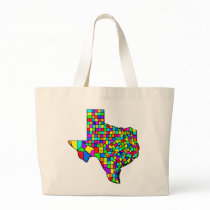 TEXAS COUNTIES MAP bags