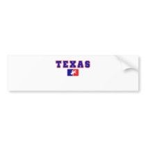 Texas Cowboy Bumper Sticker