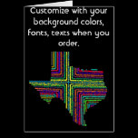 Texas Customize card how you want it cards
