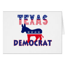 Texas Democrat Greeting Card