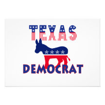 Texas Democrat Personalized Invites