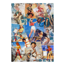 Texas Eclectic : Vintage Cowgirl Collection No. 1 posters