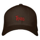 Texas Embroidered Baseball Caps