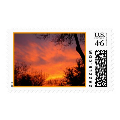 Texas February Sunset Postage