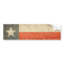 Texas Flag Aged bumper stickers by guardart Texas Flag Aged bumper stickers