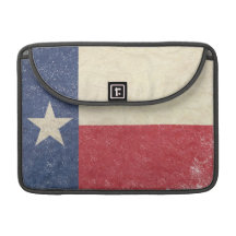 Texas Flag Aged Sleeves For MacBooks