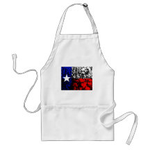Texas Flag Aprons