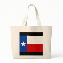 texas flag canvas bag