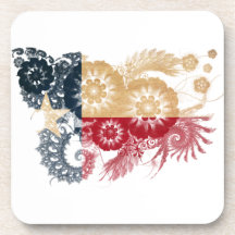 Texas Flag Beverage Coasters