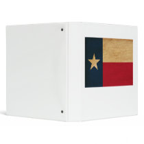 Texas Flag 3 Ring Binder